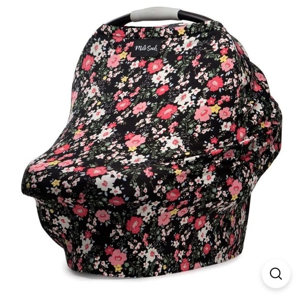 Milk Snob Peony 5 in 1 Nursing/Car Seat Cover - Picture 1 of 10